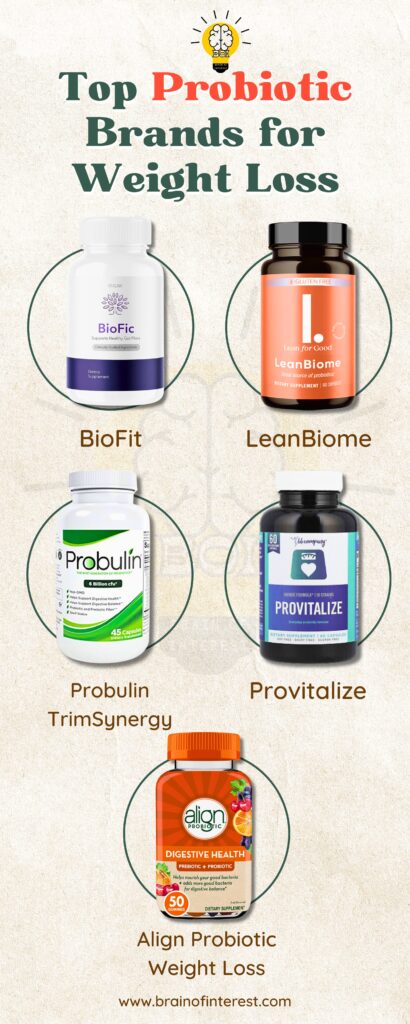 Top Probiotic Brands for Weight Loss | Brain Of Interest