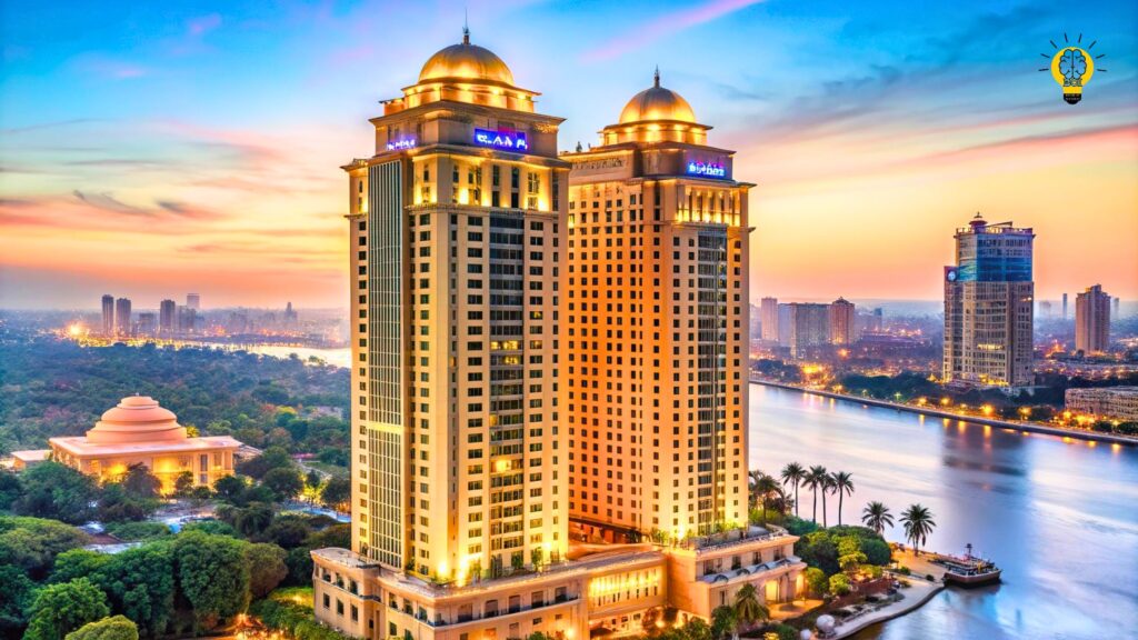 Collage of the 10 most famous hotels in the world, showcasing iconic destinations like Burj Al Arab in Dubai, The Ritz Paris, Marina Bay Sands in Singapore, and more, highlighting luxurious architecture, breathtaking views, and world-class amenities to visit in 2025.